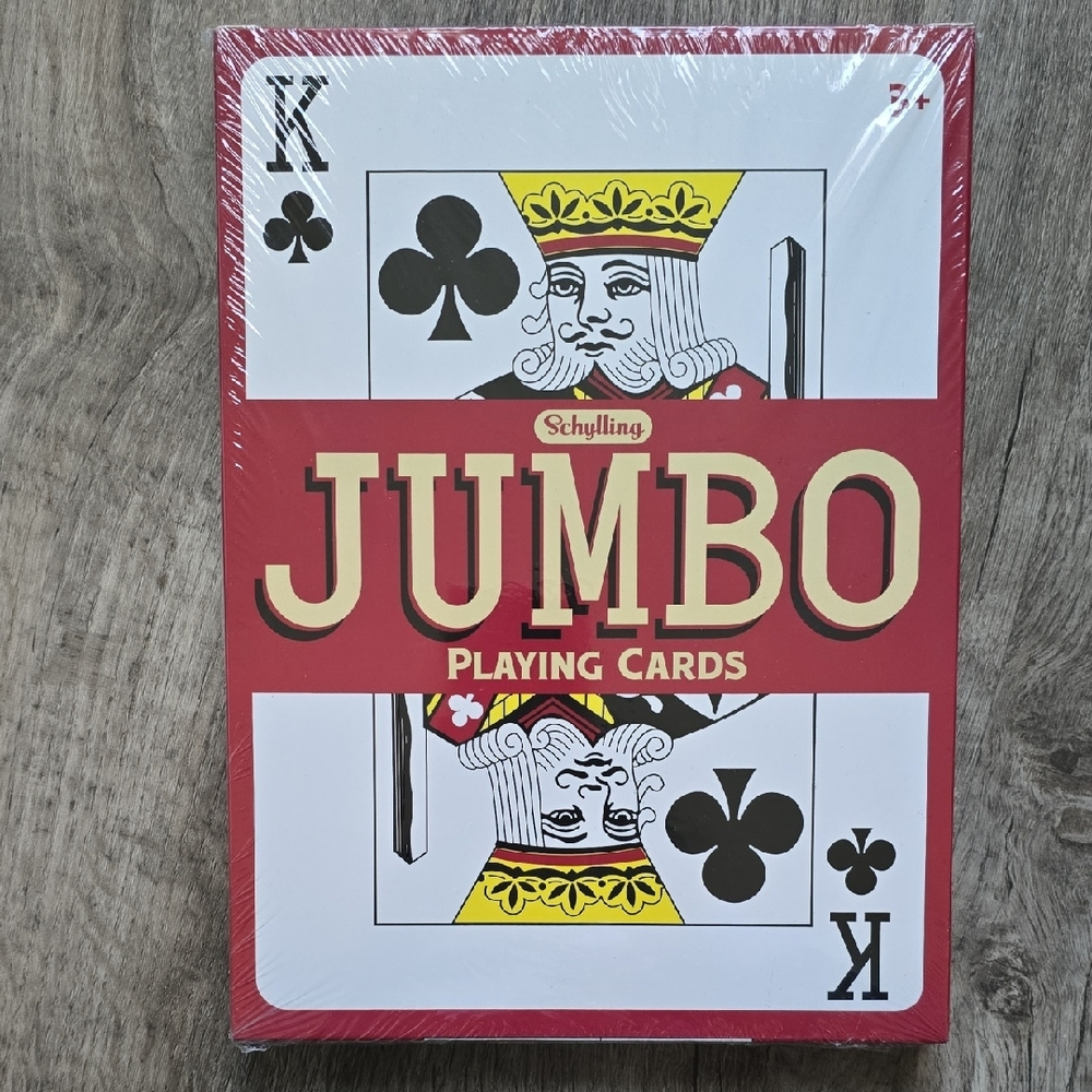 NWT! Schylling Jumbo Playing Cards